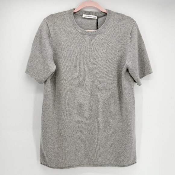 Extreme Cashmere Scoop Neck Sweater in heather grey Size: L - Picture 2 of 9